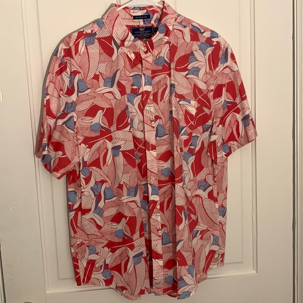 Vineyard Vines Saltwater Wash Slim Fit Murray Shirt - Pattern